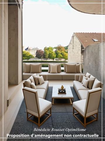 Charmant appartement de 45 m² avec une grande terrasse à Creil