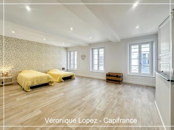 Agen, cœur de ville, superbe maison en pierre de 266 m² entièrement rénovée, jardin, piscine, atelier, garage 5 voitures