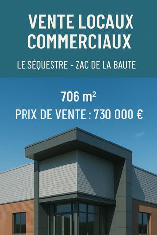 Local Commercial - 706 m² Exclusivité efficity