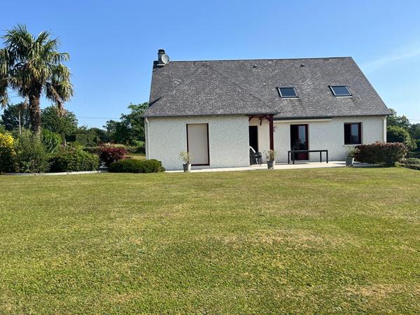 A vendre, maison + terrain constructible à Saint-Lô 3 chambres avec vie de plain-pied, sous-sol et combles aménageables