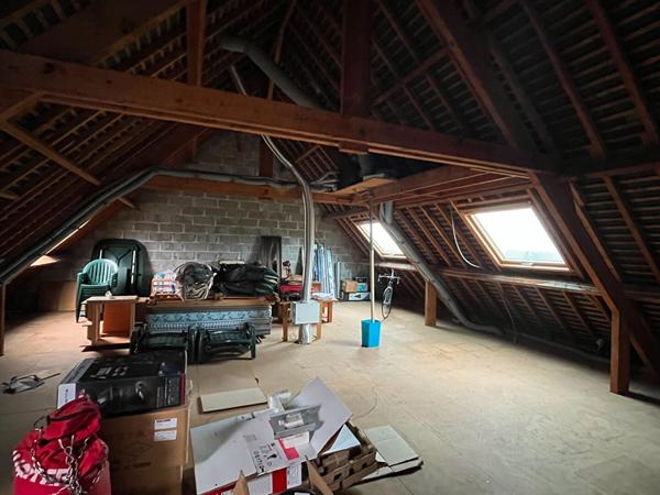 A vendre, maison + terrain constructible à Saint-Lô 3 chambres avec vie de plain-pied, sous-sol et combles aménageables