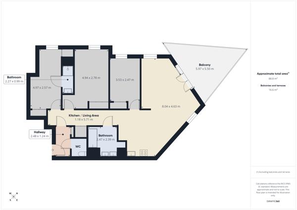 Un dernier étage, trois chambres et 33 m² de terrasse