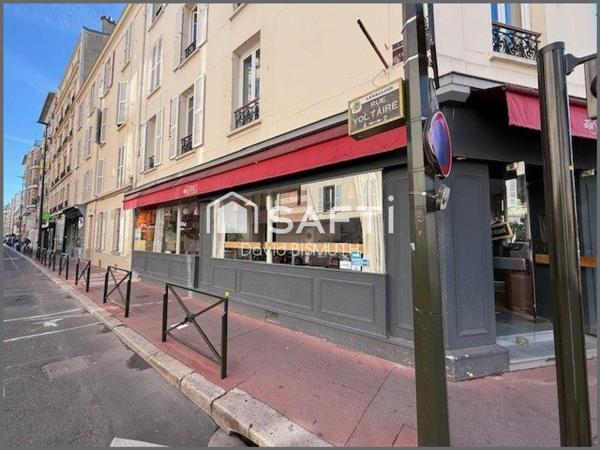 MURS COMMERCIAUX À VENDRE – RESTAURATION – ANGLE DE RUE – 125 M² – 18 M DE FAÇADE  OPPORTUNITÉ INVESTISSEUR  – EMPLACEMENT D’ANGLE