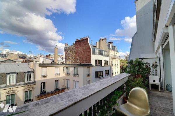 PASSY/MUETTE - Appartement de 3 chambres avec 2 balcons terrasses de 17m2