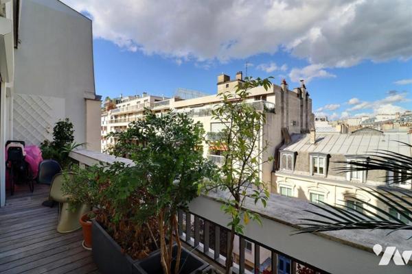 PASSY/MUETTE - Appartement de 3 chambres avec 2 balcons terrasses de 17m2