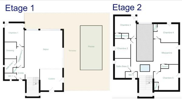 Millau (12100) MAISON F6 150 M2 DE 2013 SUR TERRAIN DE 700 M2
