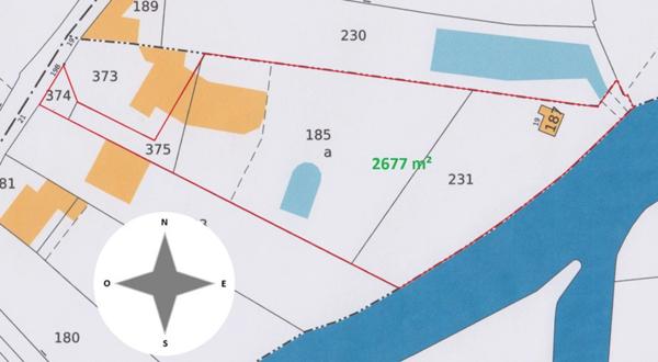 TRÈS AGRÉABLE PLAIN-PIED LUMINEUX, GRAND SÉJOUR, 2 CHAMBRES, TERRASSE 190 M² SUD & EST, SUR 2677 m² EN BORDURE DE SÈVRE.