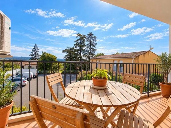MANOSQUE – T3 traversant avec terrasse, balcon et garage exceptionnel de 24 m²
