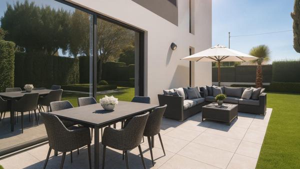 Appartement de type F3 de 86,05 m² + 25 m² de terrasse  + 200 m² de jardin + box en supplément