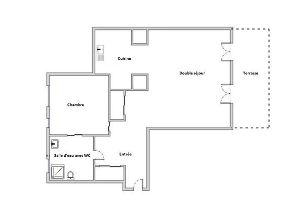 Appartement 3 pièces de 71 m² à Poissy (78300)