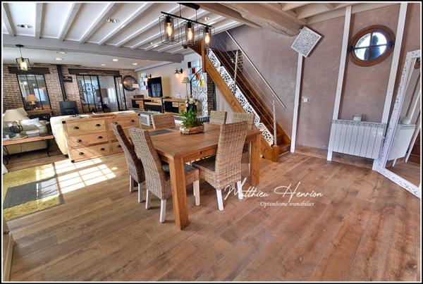 A Guichainville, maison de caractère rénovée avec soin, DPE D