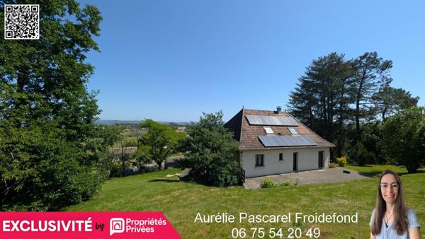 10 min de BRIVE, à COSNAC (19360) - MAISON FAMILIALE - 149 m² - 4 CHAMBRES + 1 bureau indépendant de plain pied - TERRAIN 2 600 m² - GARAGE 50m²  - COMBLES 70m² - VUE DÉGAGÉE