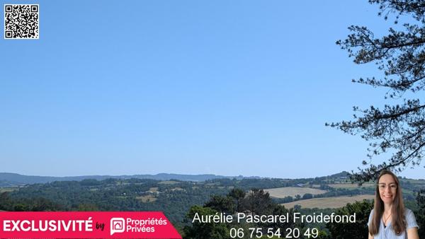 10 min de BRIVE, à COSNAC (19360) - MAISON FAMILIALE - 149 m² - 4 CHAMBRES + 1 bureau indépendant de plain pied - TERRAIN 2 600 m² - GARAGE 50m²  - COMBLES 70m² - VUE DÉGAGÉE