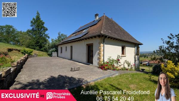 10 min de BRIVE, à COSNAC (19360) - MAISON FAMILIALE - 149 m² - 4 CHAMBRES + 1 bureau indépendant de plain pied - TERRAIN 2 600 m² - GARAGE 50m²  - COMBLES 70m² - VUE DÉGAGÉE
