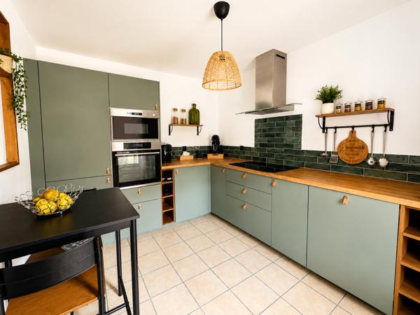Semi-plain-pied 4 chambres jardin garage 120 m²