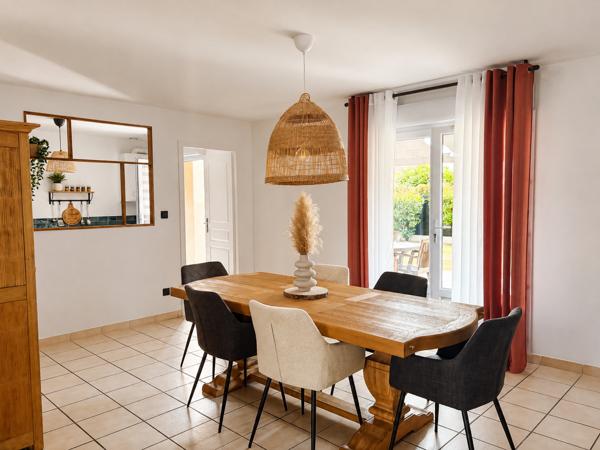 Semi-plain-pied 4 chambres jardin garage 120 m²