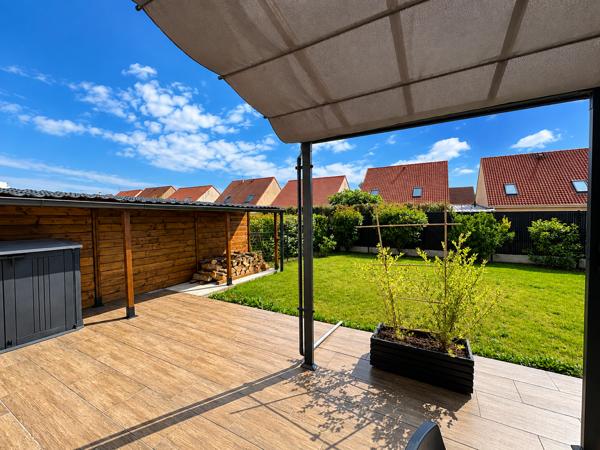 Semi-plain-pied 4 chambres jardin garage 120 m²