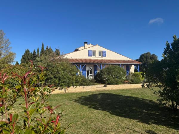 Proche Carcassonne - belle villa avec piscine sur 5.500m² du parc clos Moussoulens (11170)