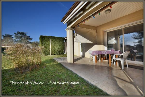 Bergerac dans impasse, maison de plain pied 3 chambres, garage, piscine sur 100 M2