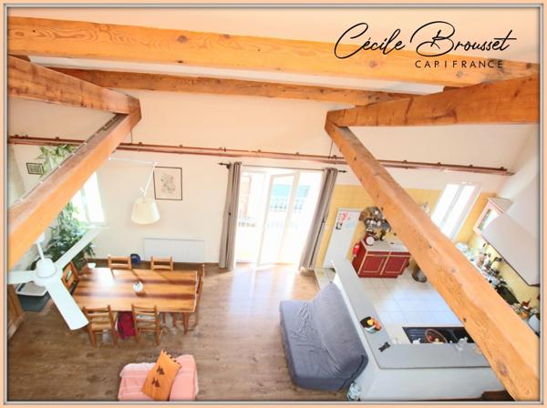 Dpt Pyrénées Orientales (66), à vendre CERET appartement T4 de 103,29 m² avec terrasse et balcon