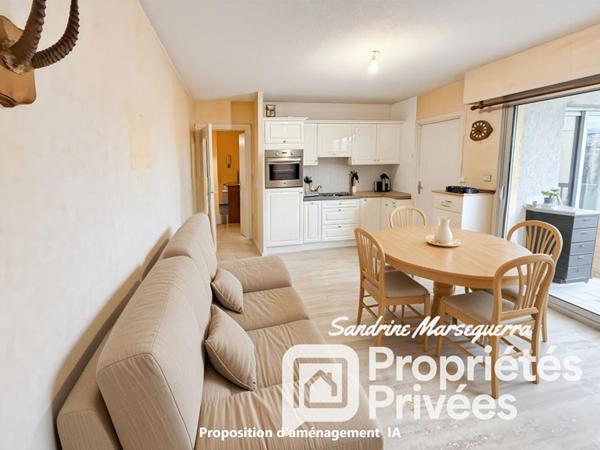 CROS-DE-CAGNES -  RÉSIDENCE LE LIDO - 2 PIÈCES AVEC PARKING ET CAVE