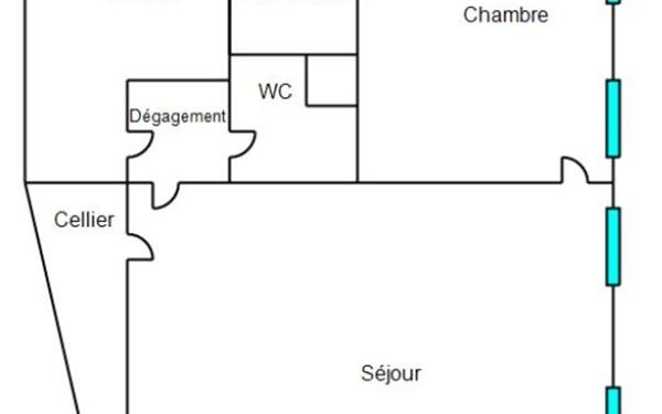 Appartement à vendre    2 pièces • 52 m2 Pau