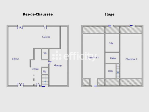 Maison 4 pièces - 87 m² Exclusivité efficity