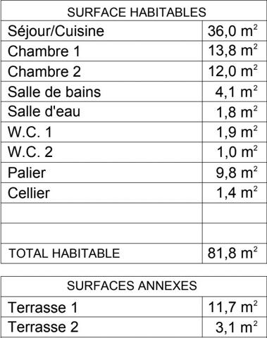 Réhabilitation Hyper Centre - Dernier Etage Terrasse - Parking
