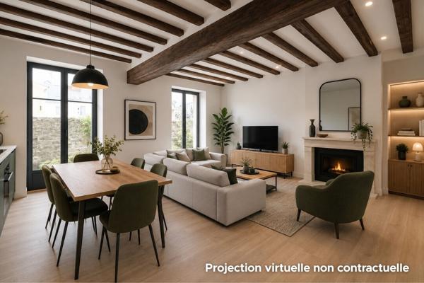 Maison atypique à rénover - Ancienne école - 180 m² potentiel - Vernie (25 min du Mans)