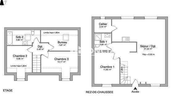 À vendre Maison 4 pièces 92.89 m² - Salouël 80480