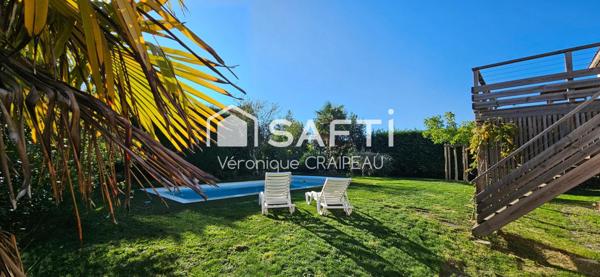 Maison familiale de 137m² sur terrain arboré avec piscine au calme d'une impasse