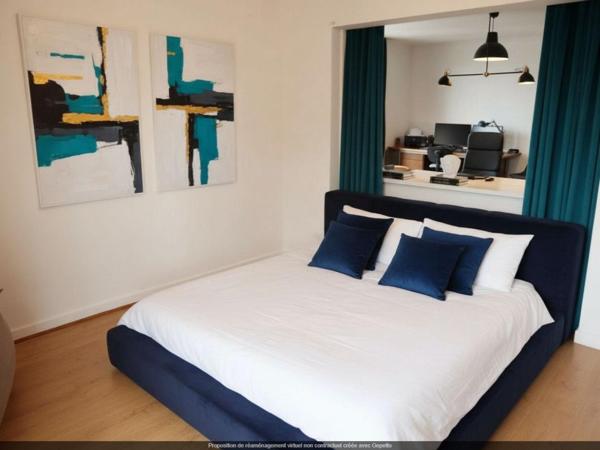Montélimar, proche gare : beau T3 lumineux de 74 m²