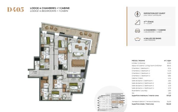 Appartement à vendre à Tignes (73320) - Savoie