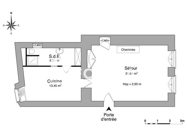 Location Appartement 2 pièces 46.45 m² - 4 PLACE DU MARTRAY Quintin 22800
