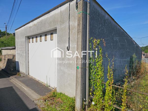 Garage de 90m2 sur terrain constructible