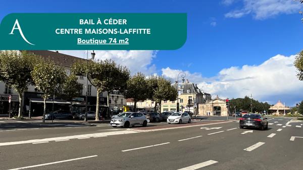 Cession de bail Maisons-Laffitte boutique 74 m2