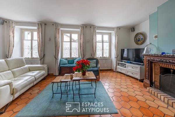 La maison de ville et sa grange à rénover