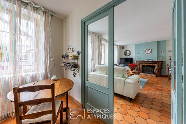 La maison de ville et sa grange à rénover