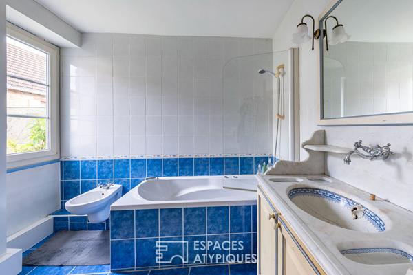 La maison de ville et sa grange à rénover