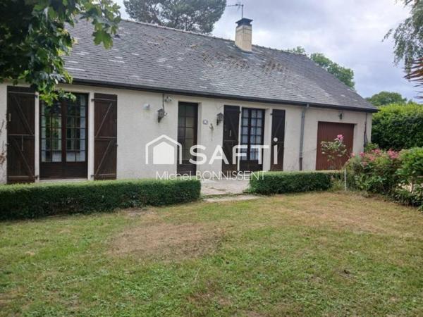 Pavillon 101 m2 , 4 chambres , un garage , terrain 1300m