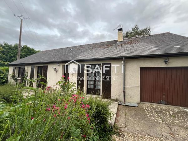 Pavillon 101 m2 , 4 chambres , un garage , terrain 1300m