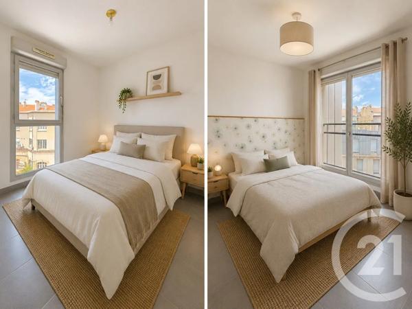 Appartement F3 à vendre  3 pièces - 63 m 2   MARSEILLE  - 13002