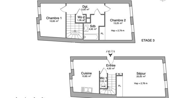 Location Appartement 3 pièces 74 m² - Saint-étienne 42000