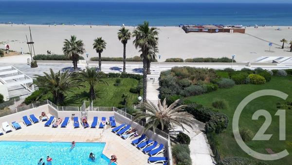 Appartement à vendre  2 pièces - 26 m 2   CANET EN ROUSSILLON  - 66
