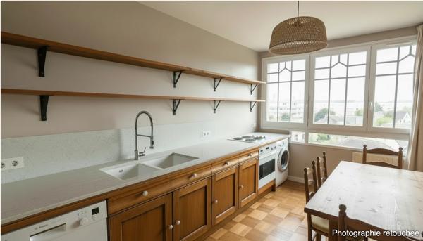 Appartement Caen 4 pièce(s) 84 m2 avec cave et garage