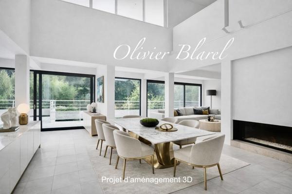 Chatou villa d'architecte 8 pièces, jardin paysagé, quartier recherché