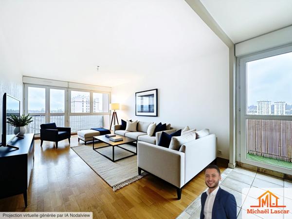 Appartement T3 lumineux avec balcons – Quartier Épau / Visite virtuelle sur demande