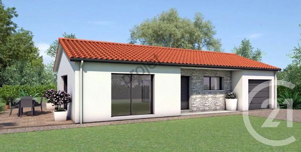 Terrain à vendre  1173 m 2   LES MOUTIERS EN RETZ  - 44