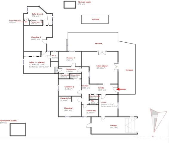 Maison à vendre 5 pièces 130 m² Vergèze