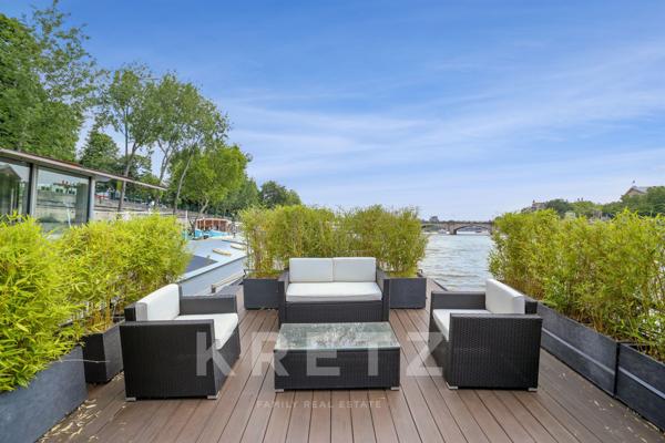 Péniche vue Tour Eiffel